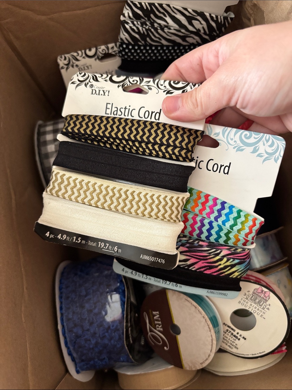 Box of Ribbon and Cord - Picture 4 of 4